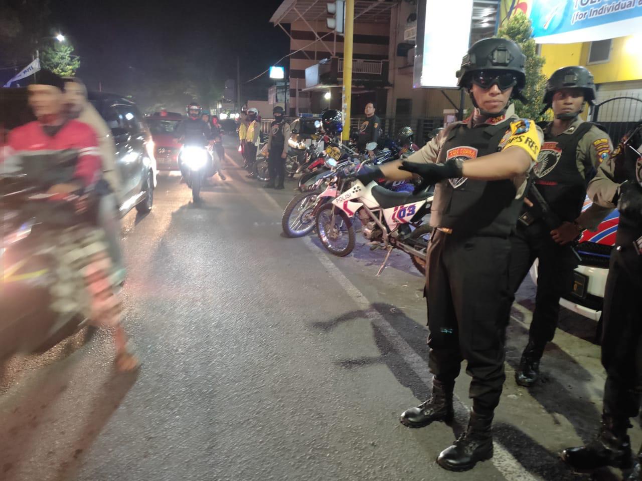 Malam Takbir Idul Fitri, Polres Lumajang Pantau Kawasan Rawan Kejahatan