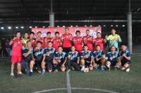 Jalin Kemitraan, Polres Lumajang dan Wartawan Gelar Futsal Bersama