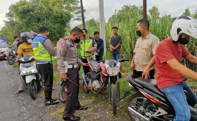 JLT Lumajang Kerap Jadi Lokasi Balap Liar, Polisi Amankan 8 Motor