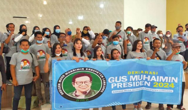 Kaum Muda Lumajang Dukung Gus Muhaimin Presiden 2024