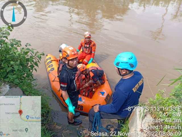 Bocah 10 Tahun Ditemukan Meninggal Dunia di Sungai Bondoyudo Lumajang 