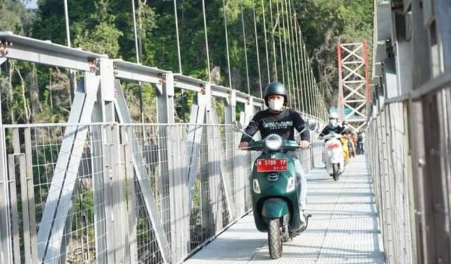 Alhamdulillah, Jembatan Gantung Gladak Perak Lumajang Resmi Dibuka