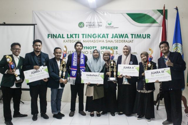 Inilah Para Juara LKTI tingkat Jawa Timur 2019 di IAI Syarifuddin