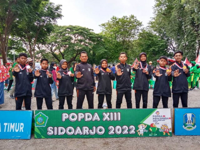 Kontingen Pentaque Lumajang Sumbang 2 Emas di POPDA XIII