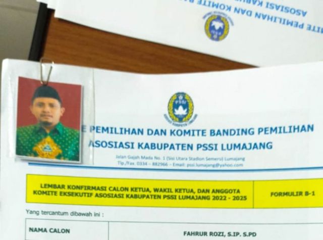 Ini Nama Calon Ketua, Wakil Ketua dan 5 Exco Askab PSSI Lumajang