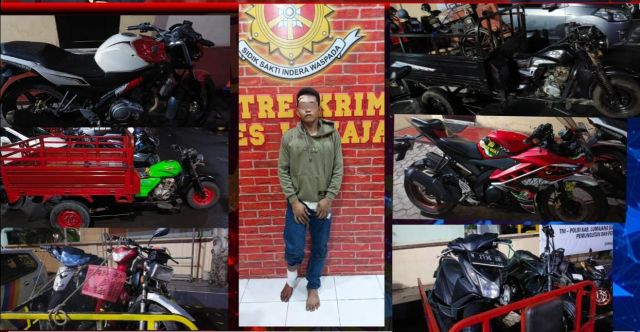 Buronan Maling Sepeda Motor Ditembak Polisi di Pasar Nogosari Lumajang